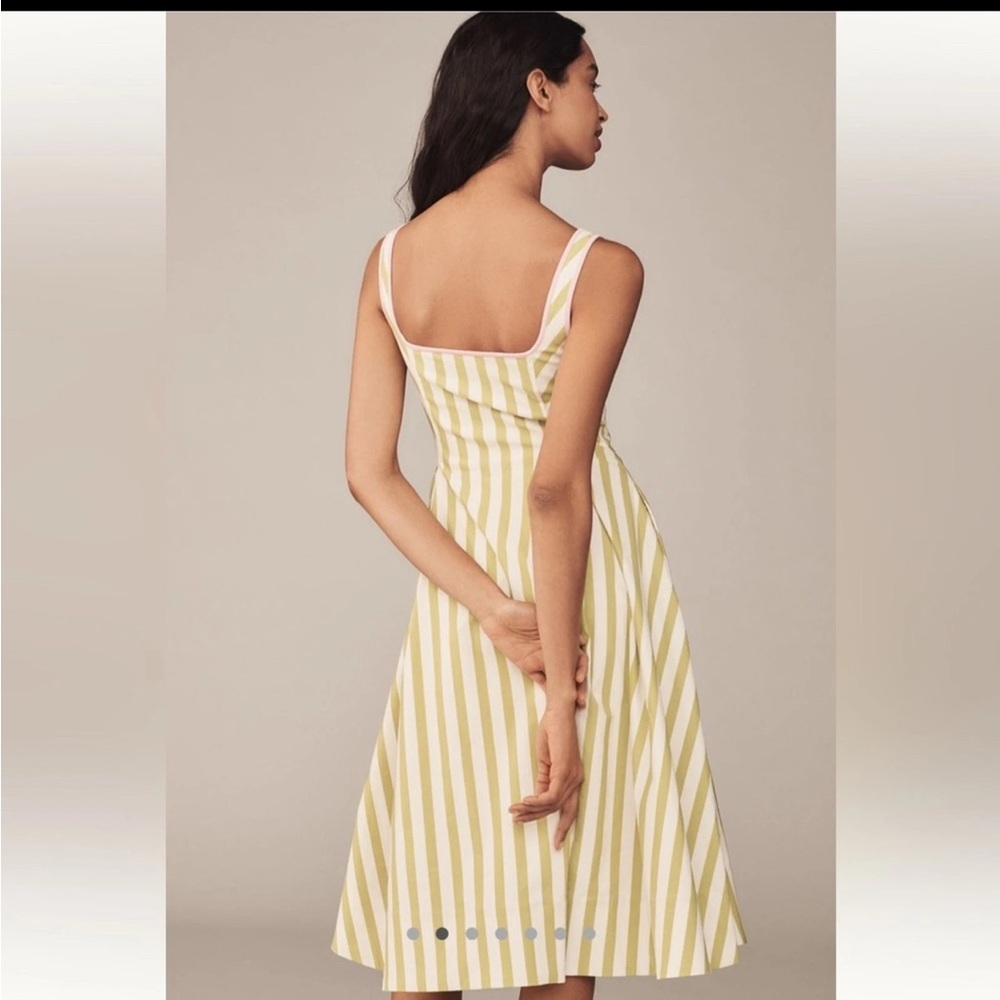 Anthropologie Maeve Sleeveless Notched Square-Neck Midi Dress - Picture 4 of 4